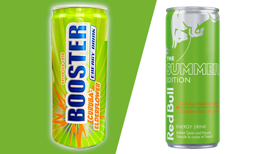 Booster Energy Drink Curuba-Elderflower: Alternative zu Red Bull
