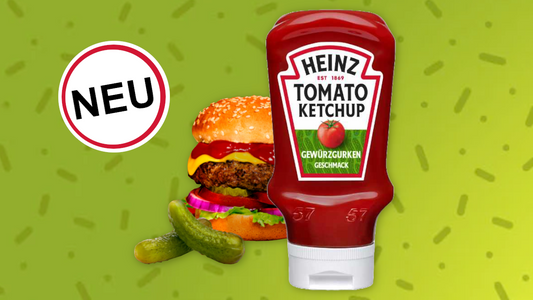 Heinz Tomato Ketchup Gewürzgurken Geschmack ab April 2024
