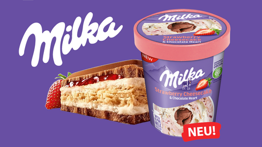 Milka Strawberry Cheesecake Eisbecher ab März 2024