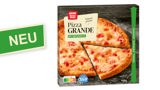 REWE: Pizza Grande mit Mozzarella - Groß, Größer, Grande!