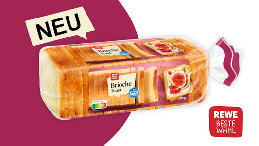 REWE Beste Wahl Brioche Toast super Soft - ein Stück Frankreichs