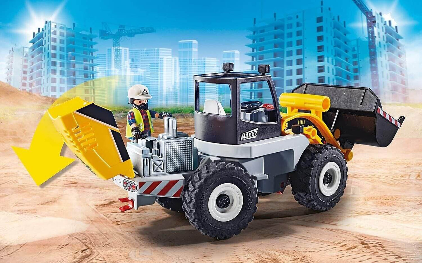Playmobil 70445 - City Action - Radlader Bagger Baustelle