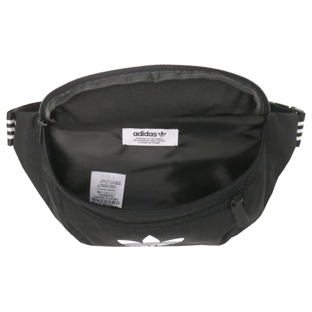 Adidas Bauchtasche Gürteltasche Schwarz - Ideal für Urlaub, Reisen & Freizeit