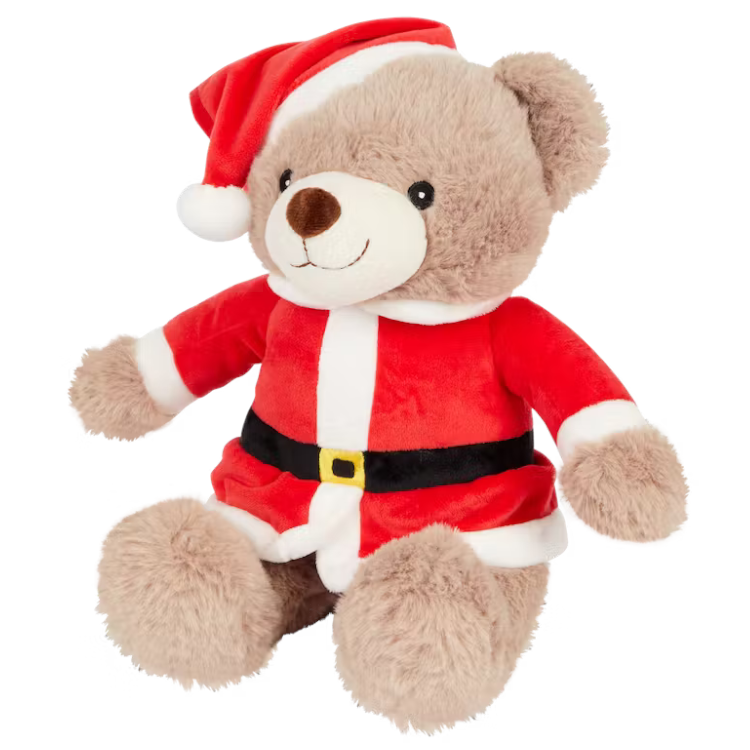 Weihnachten Kuscheltier Plüschtier Stofftier Teddybär 30cm Flauschig