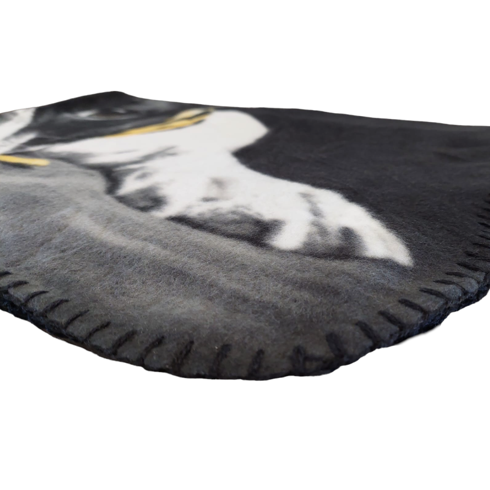 Französische Bulldogge Hund Fleecedecke Kuscheldecke Wohndecke 100x140cm