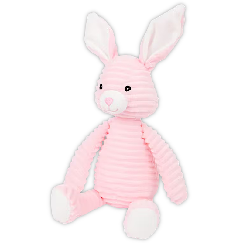 Cord Kuscheltier Plüschtier Stofftier Hase Rosa 30cm Flauschig Babyspielzeug