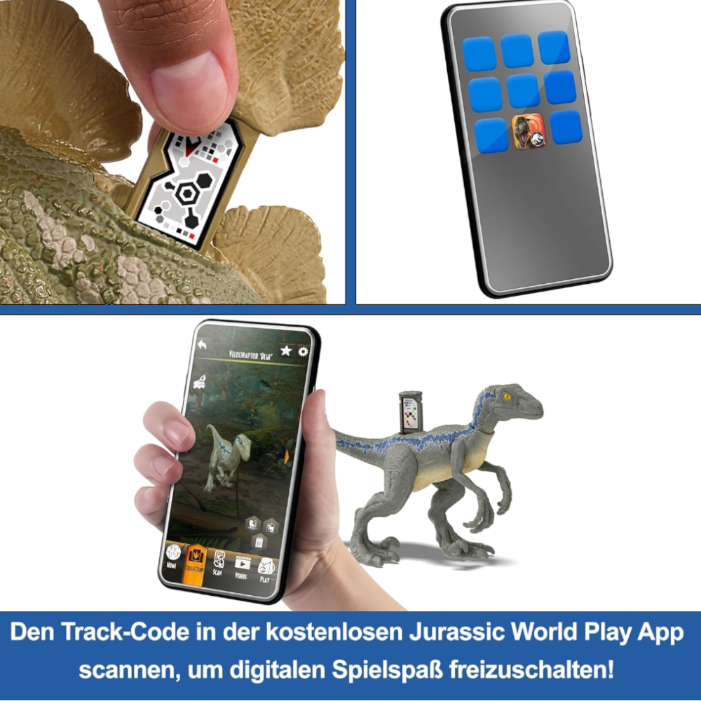 Mattel Jurassic World Megalosaurus Wild Roar Dinosaurier Figur mit Sound