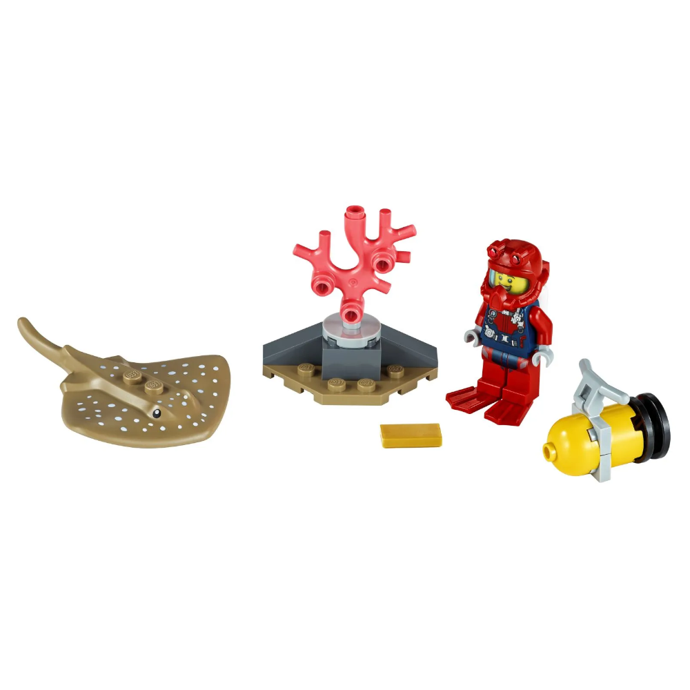 LEGO City 30370 - Tiefseetaucher mit Rochen Polybag