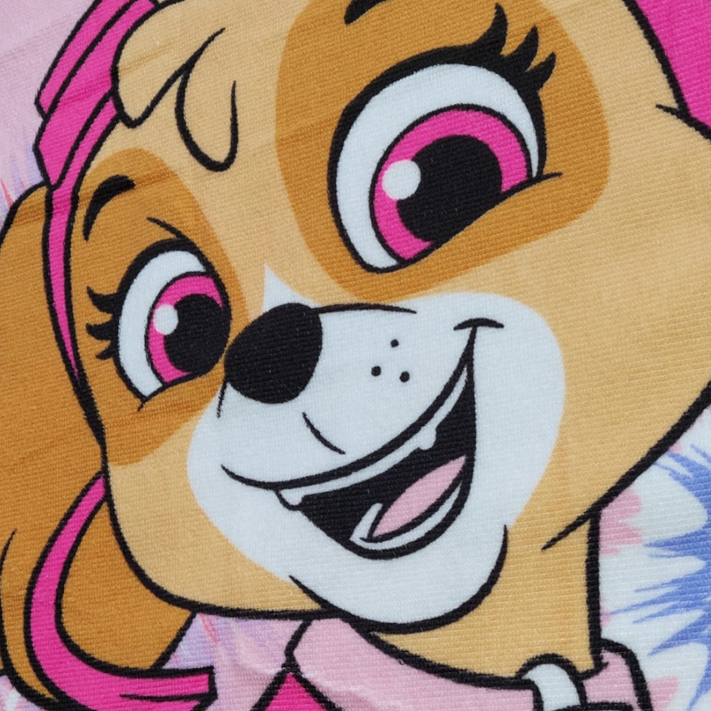 Paw Patrol Badeponcho mit Kapuze Badeumhang Rosa 60x60cm Kinder Mädchen