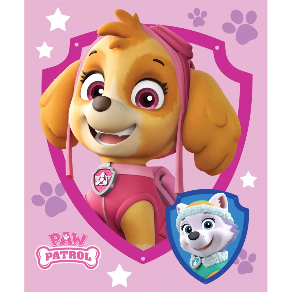 Paw Patrol Skye Rosa XXL Fleecedecke Kuscheldecke Wohndecke 130x170cm