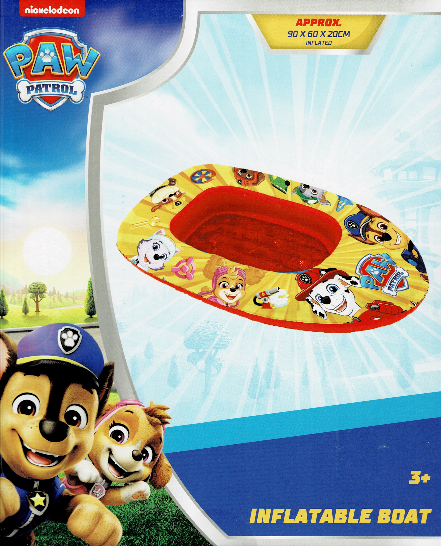 Paw Patrol Schlauchboot Kinder 3-6 Jahre Aufblasbar Pool Boot Schwimmen