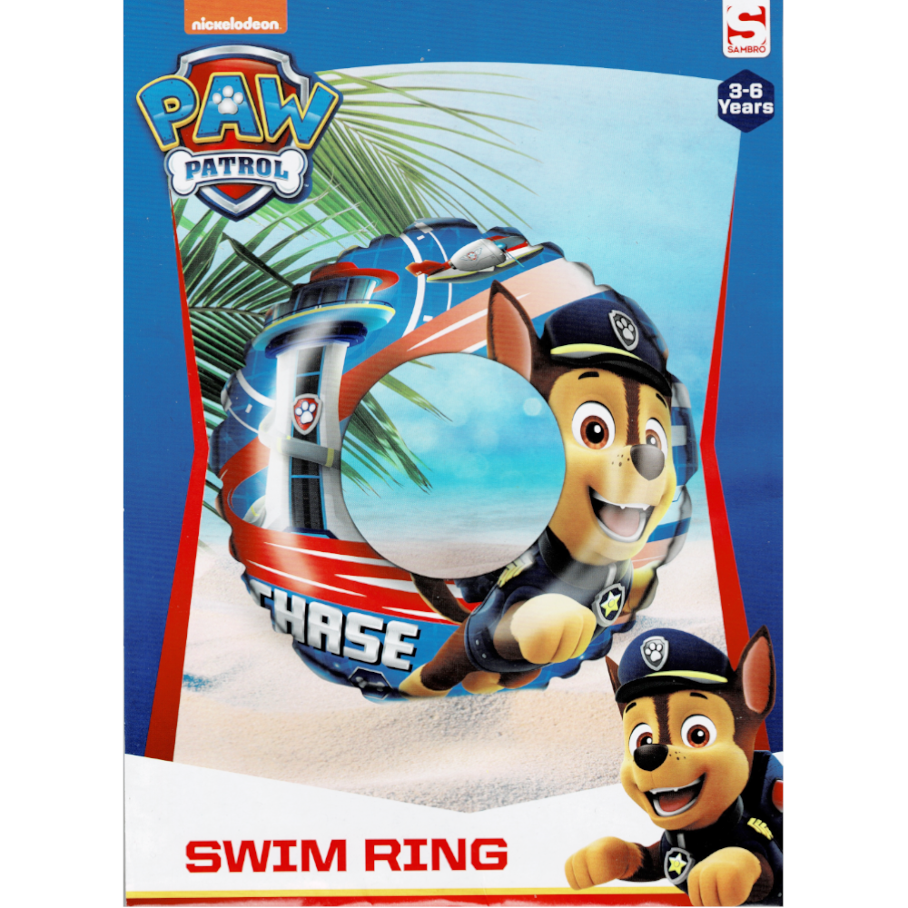 Paw Patrol Schwimmring Schwimmreifen Schwimmhilfe Blau Kinder 3-6 Jahren