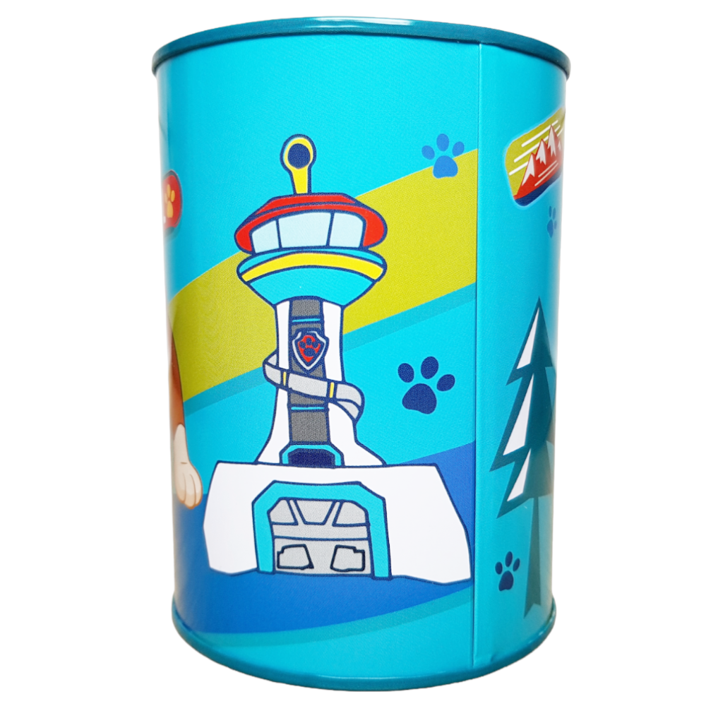 Paw Patrol Spardose Türkis Kinder Marshall Chase Rubble Geschenk Sparbüchse