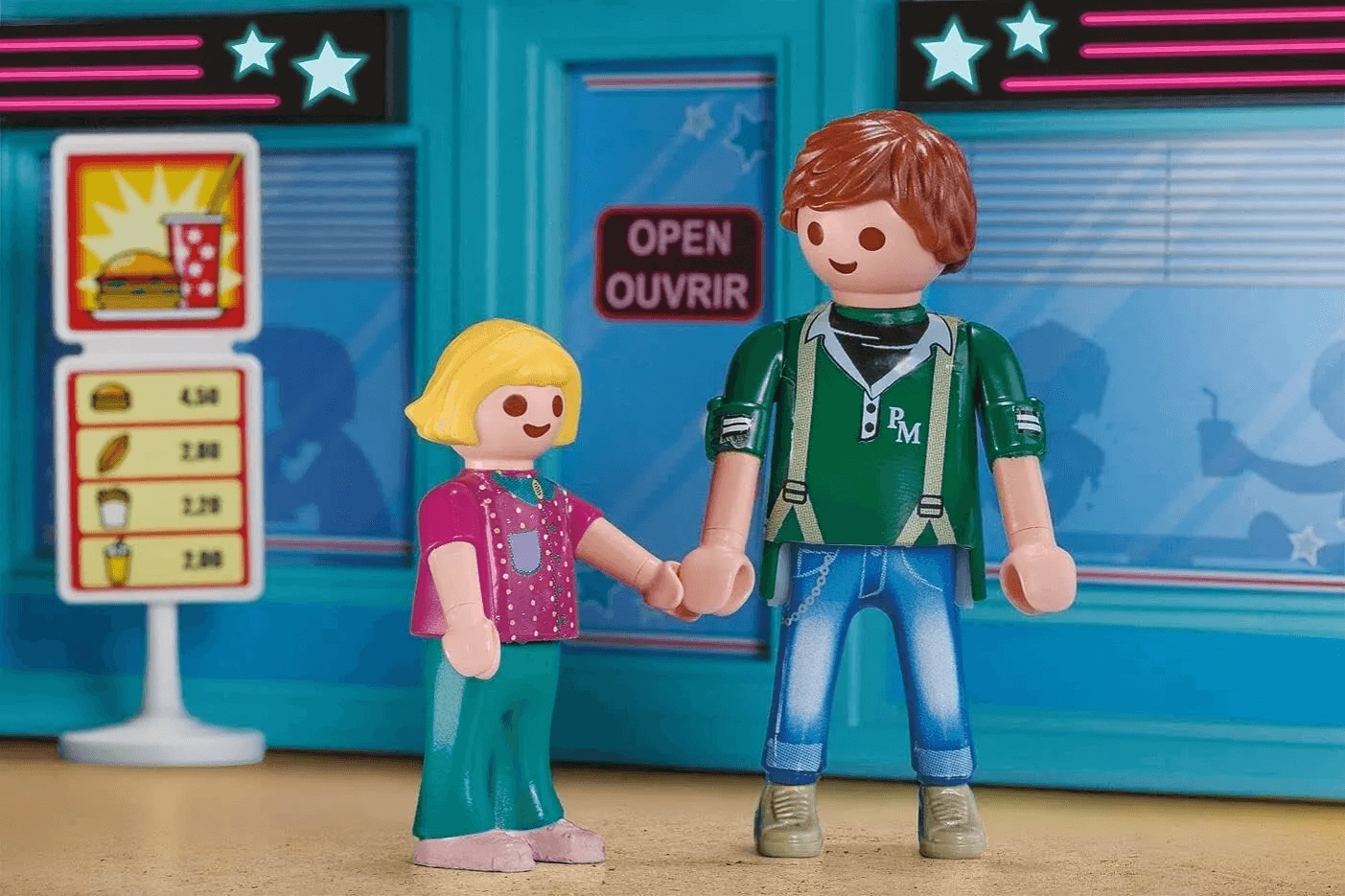 Playmobil 70111 - City Life - Imbiss Burgerladen American Diner - Spielbox