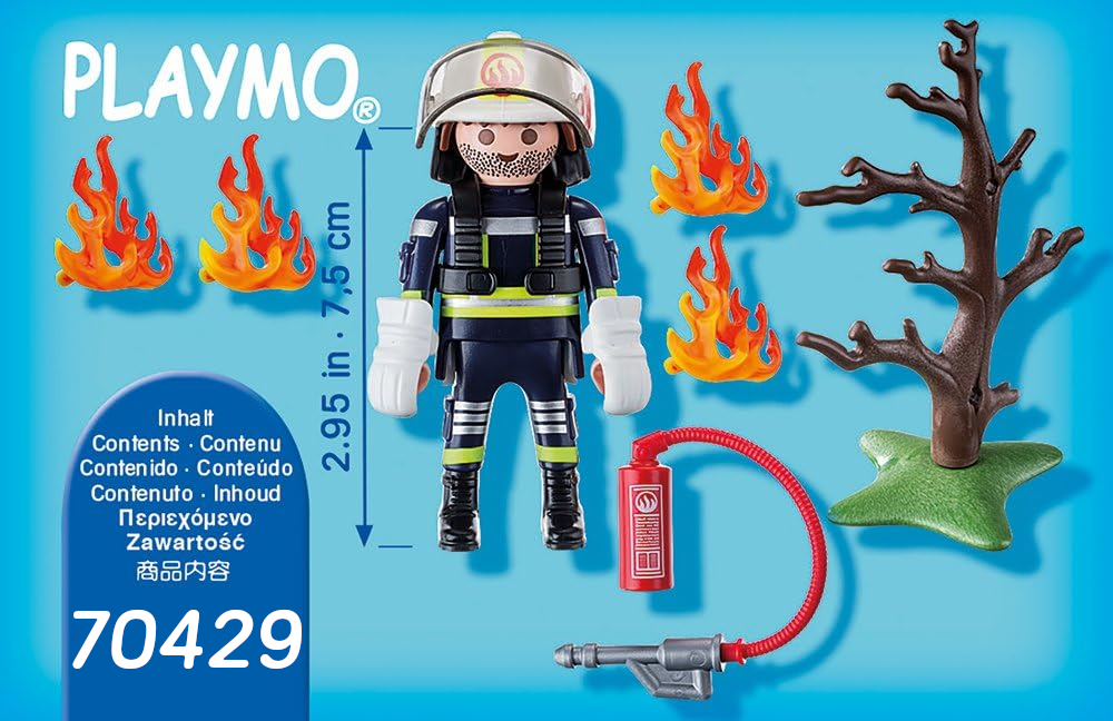 Playmobil 70429 - Feuerwehrmann Löscheinsatz - Waldbrand