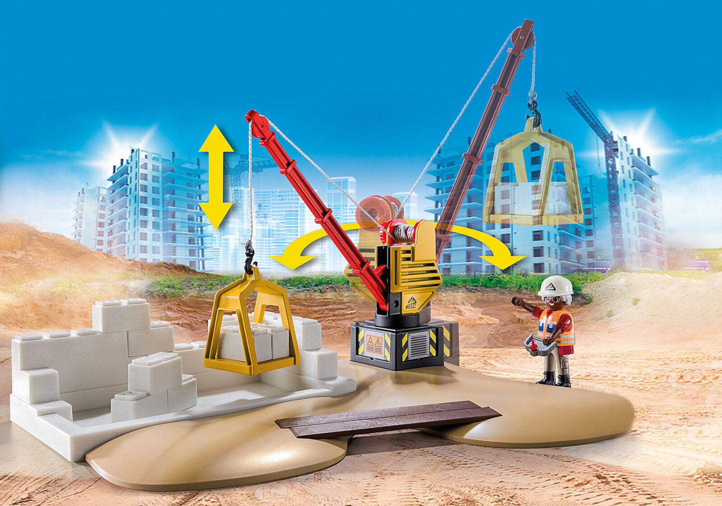 Playmobil 70742 - City Action - Baustelle mit Kipplaster - LKW Lastwagen