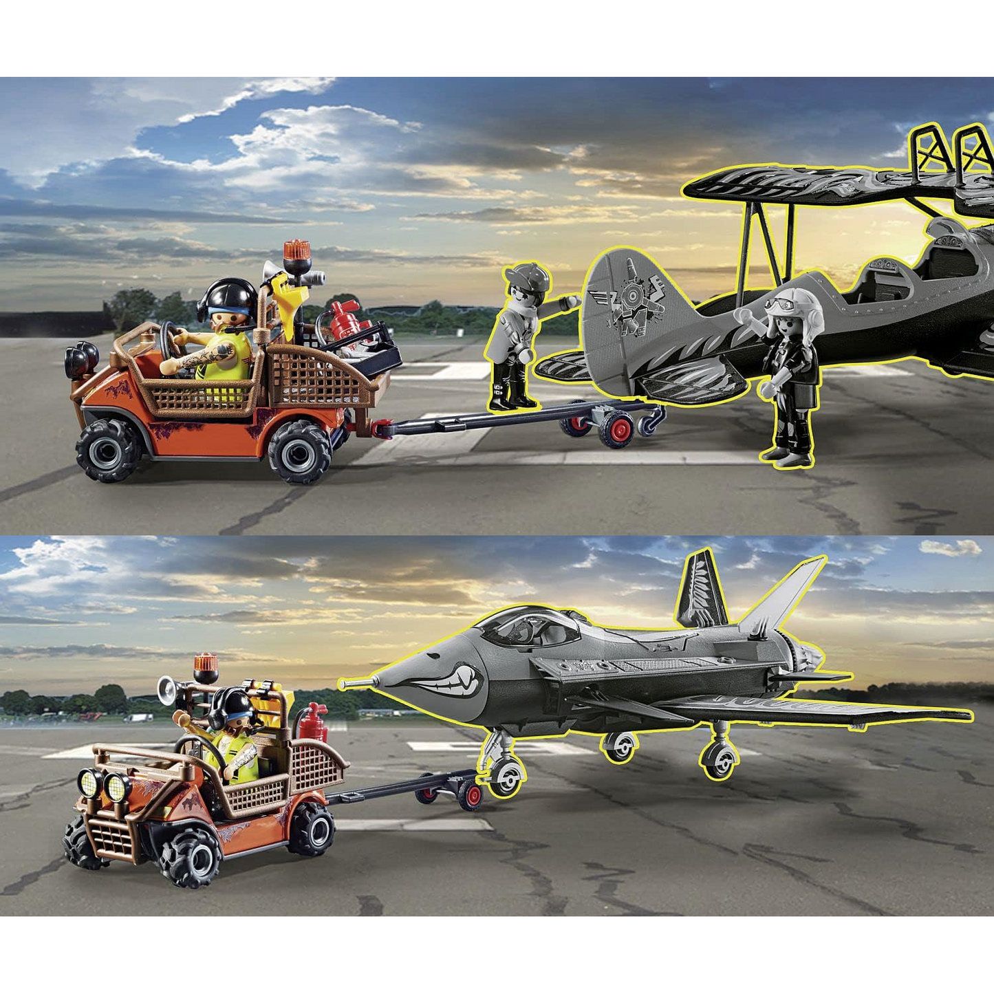 Playmobil 70835 - Air Stuntshow - Mobiler Reparaturservice Abschleppwagen