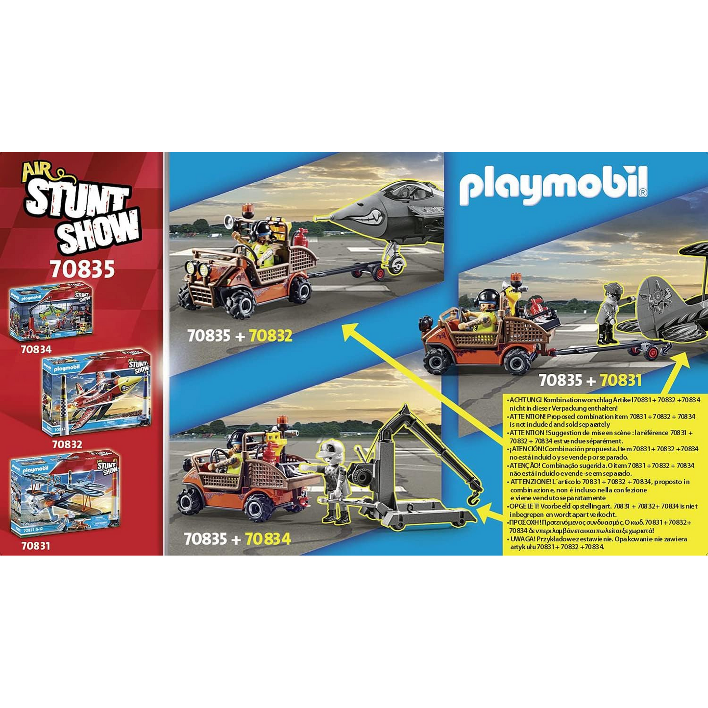Playmobil 70835 - Air Stuntshow - Mobiler Reparaturservice Abschleppwagen
