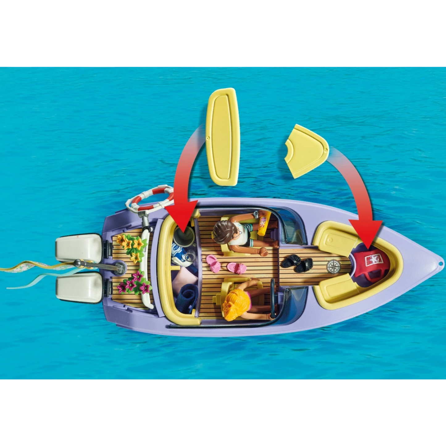 Playmobil 71366 - City Life - Hochzeitsreise mit Motorboot Flitterwochen