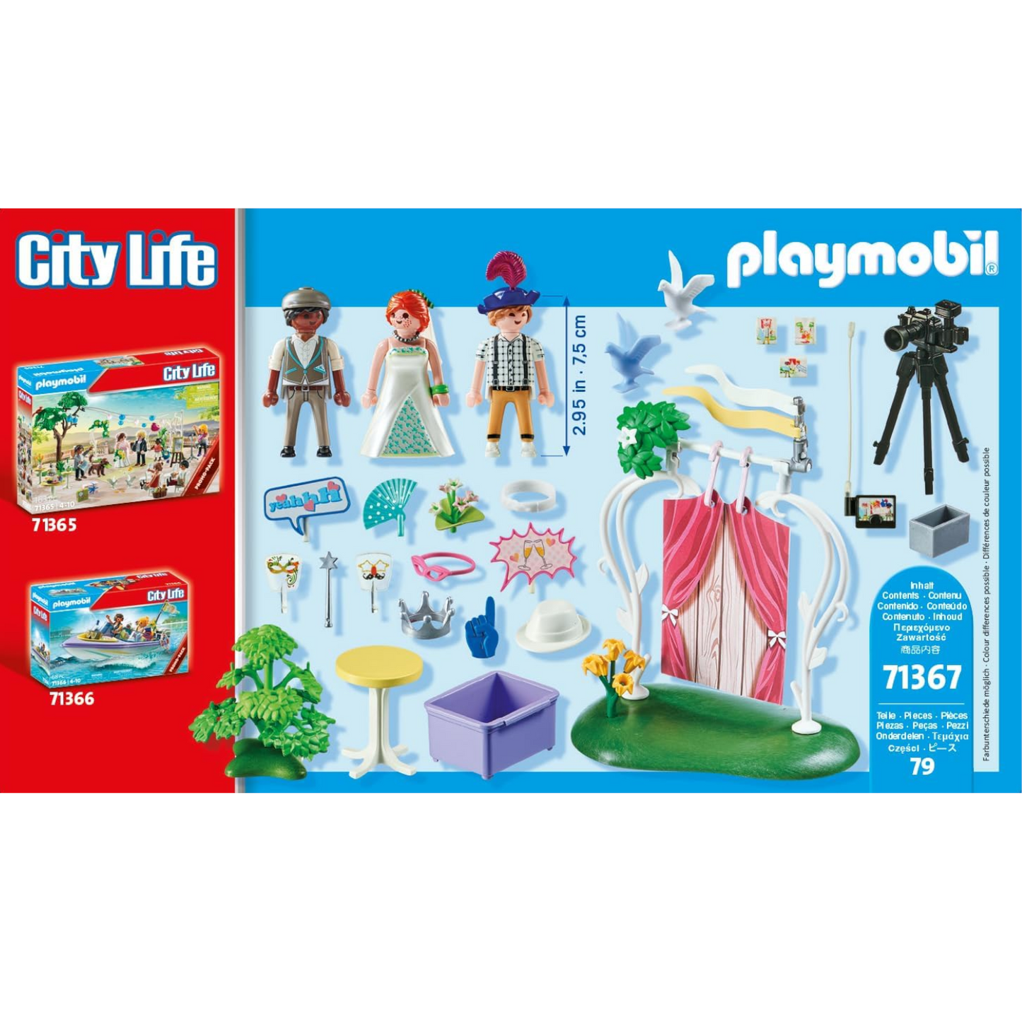 Playmobil 71367 - City Life - Hochzeits Fotobox Hochzeitsfeier