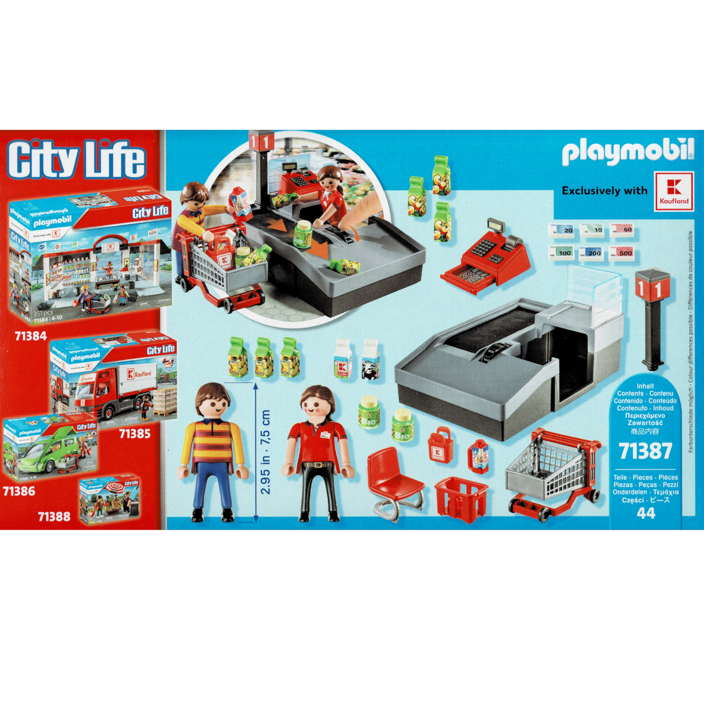 Playmobil 71387 - City Life - Kaufland Kasse Förderband Supermarkt