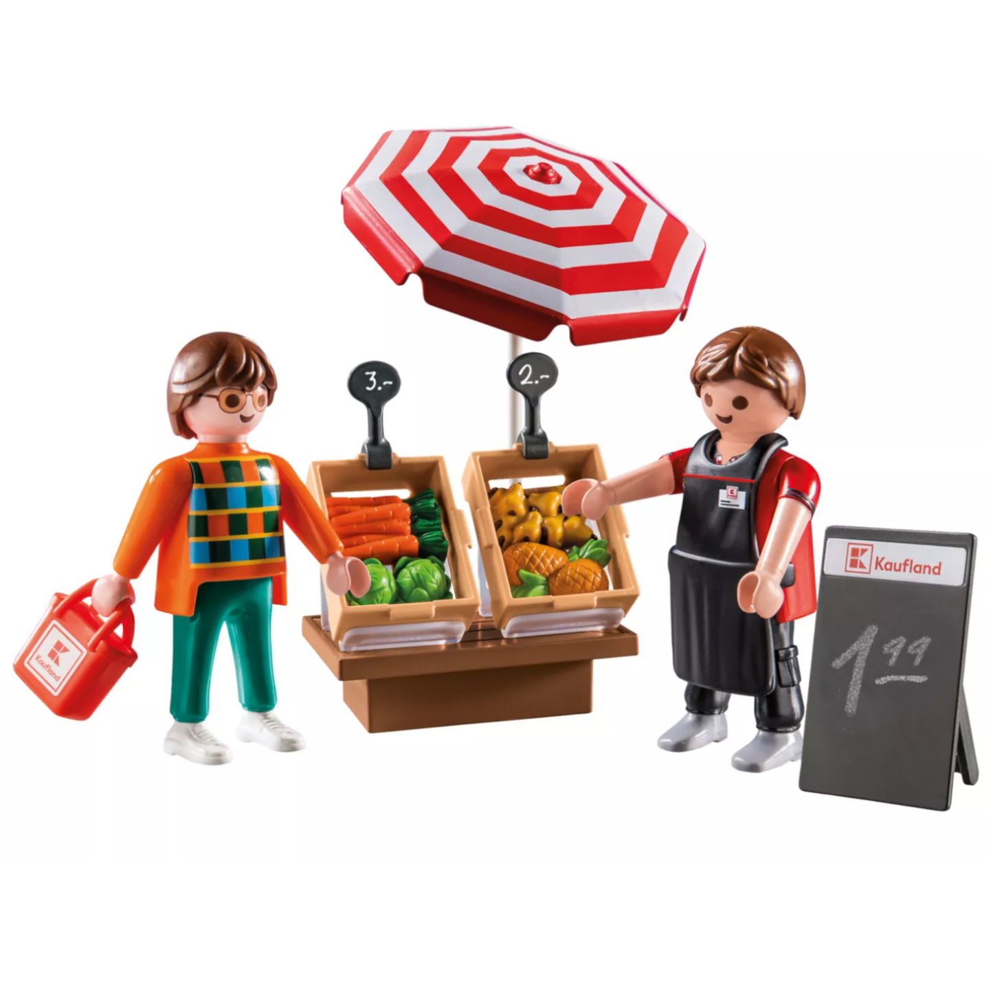 Playmobil 71388 - City Life - Kaufland Gemüsestand Supermarkt Zubehör