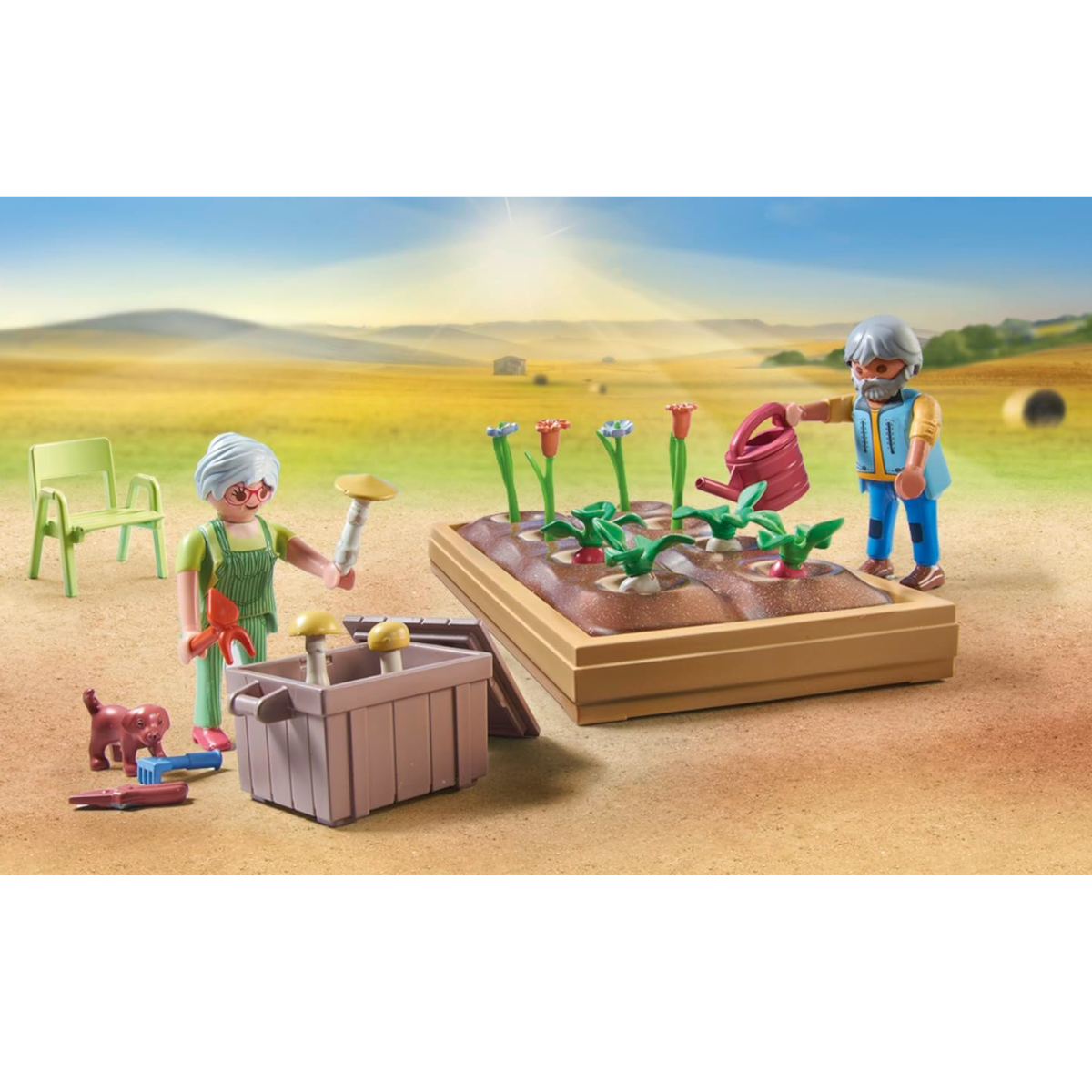 Playmobil 71443 - Country - Gemüsegarten bei den Großeltern