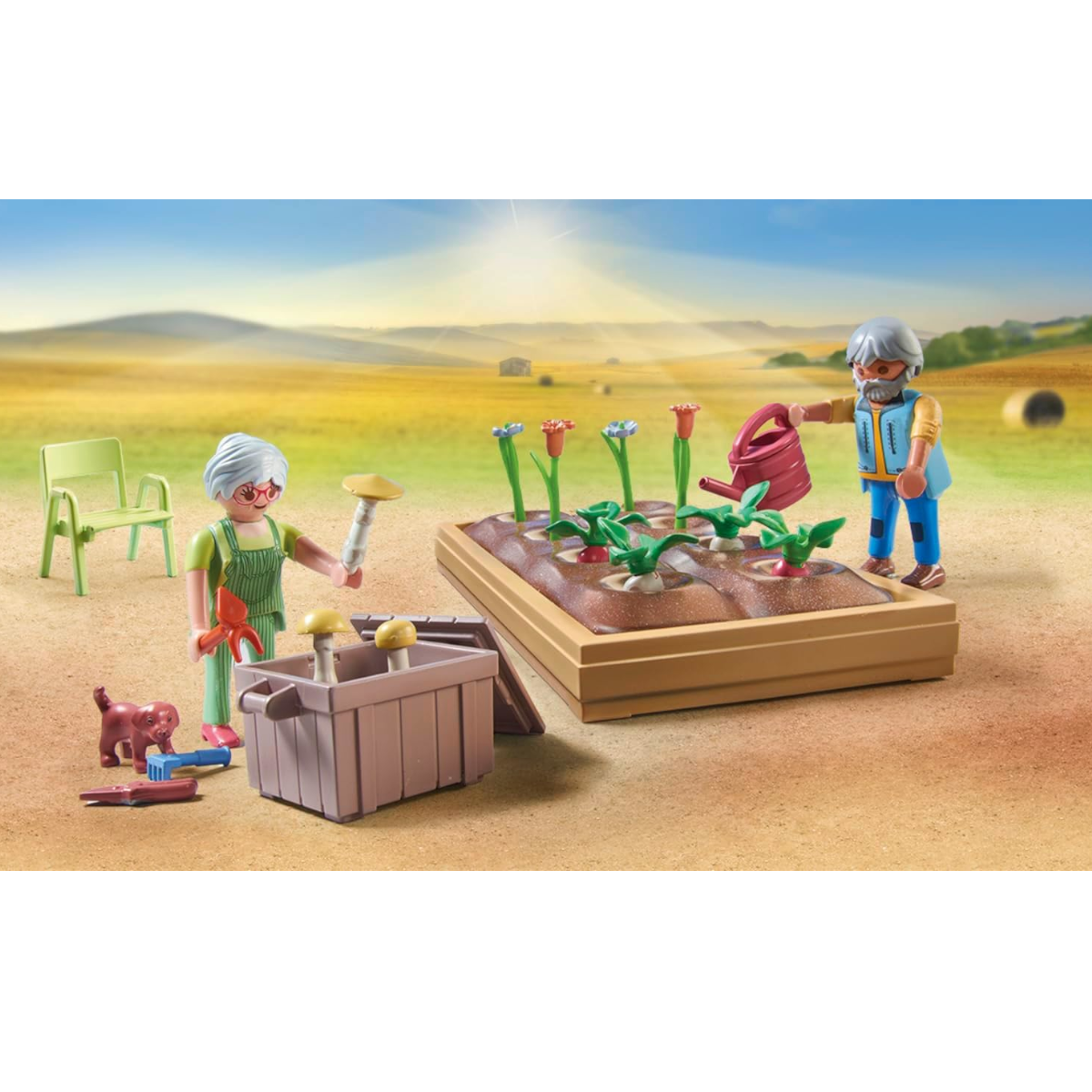 Playmobil 71443 - Country - Gemüsegarten bei den Großeltern
