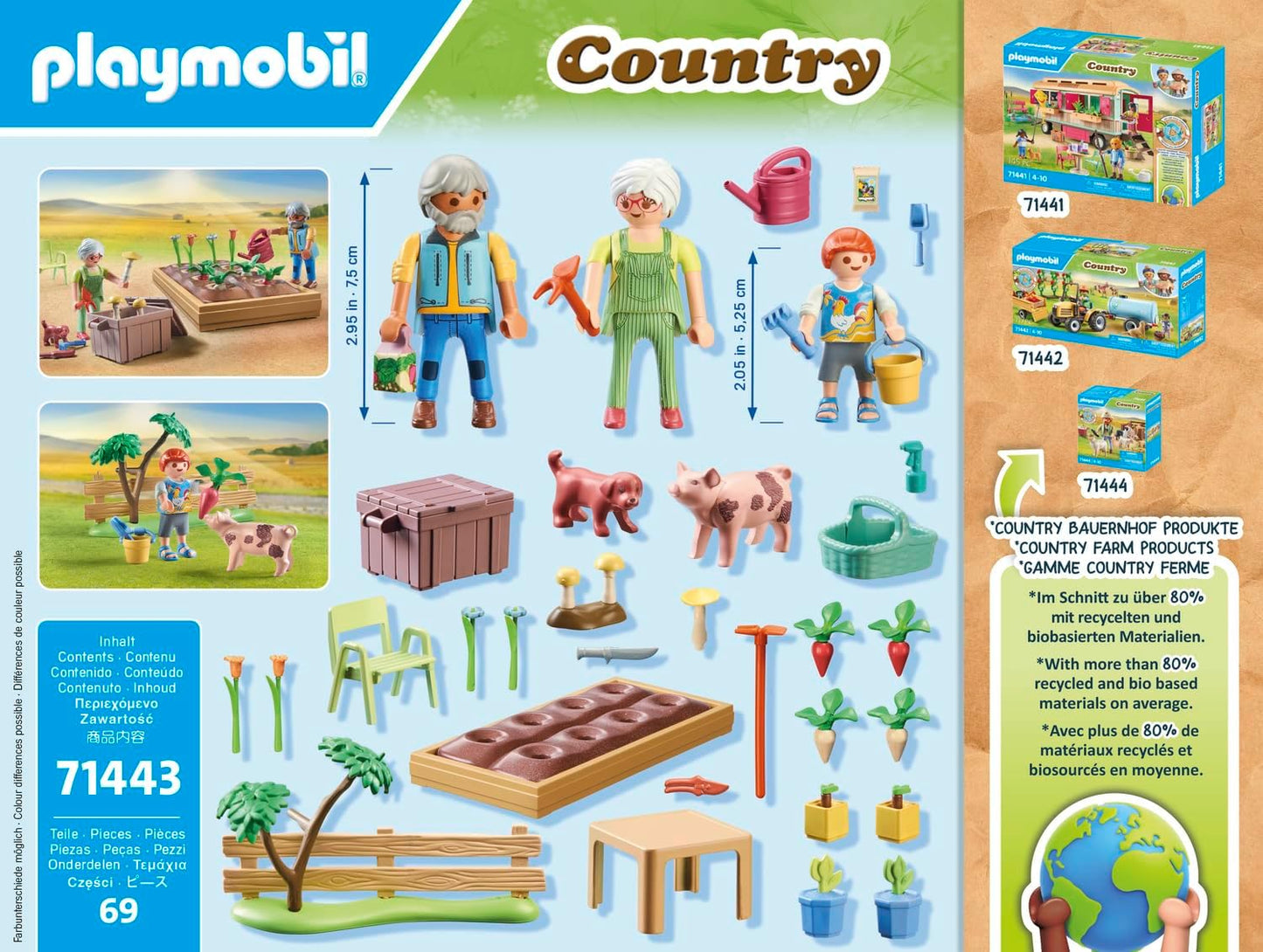 Playmobil 71443 - Country - Gemüsegarten bei den Großeltern
