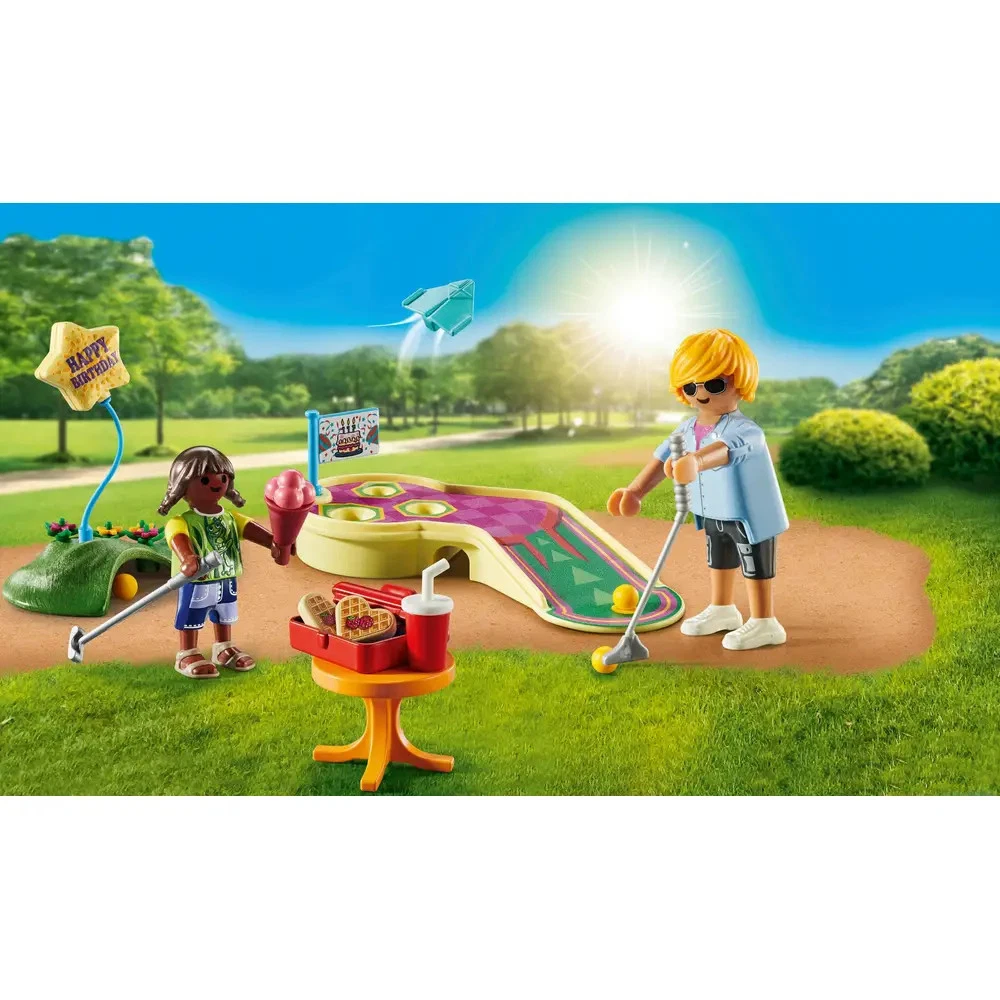 Playmobil 71449 - My Life - Minigolf Party Geschenkset 50 Jahre Edition