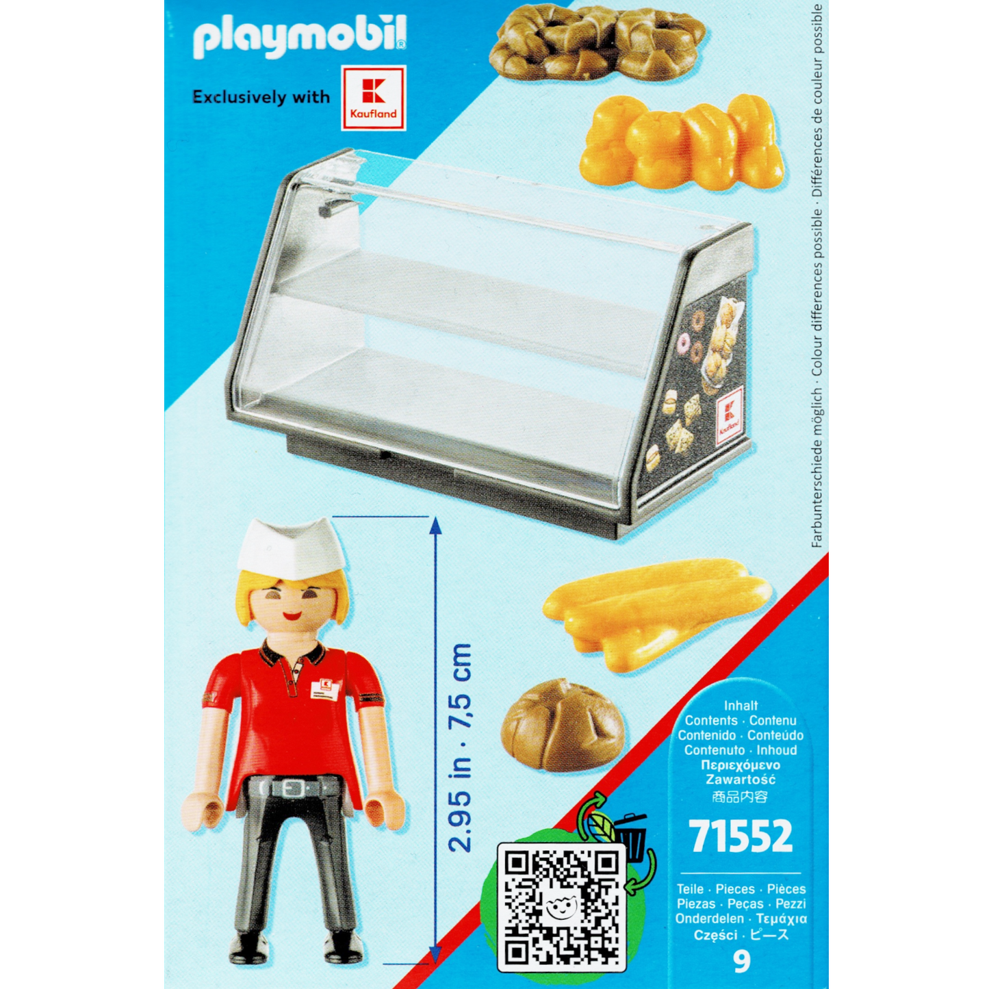 Playmobil 71552 - City Life - Kaufland Brotverkäuferin Bäckerei Theke Supermarkt