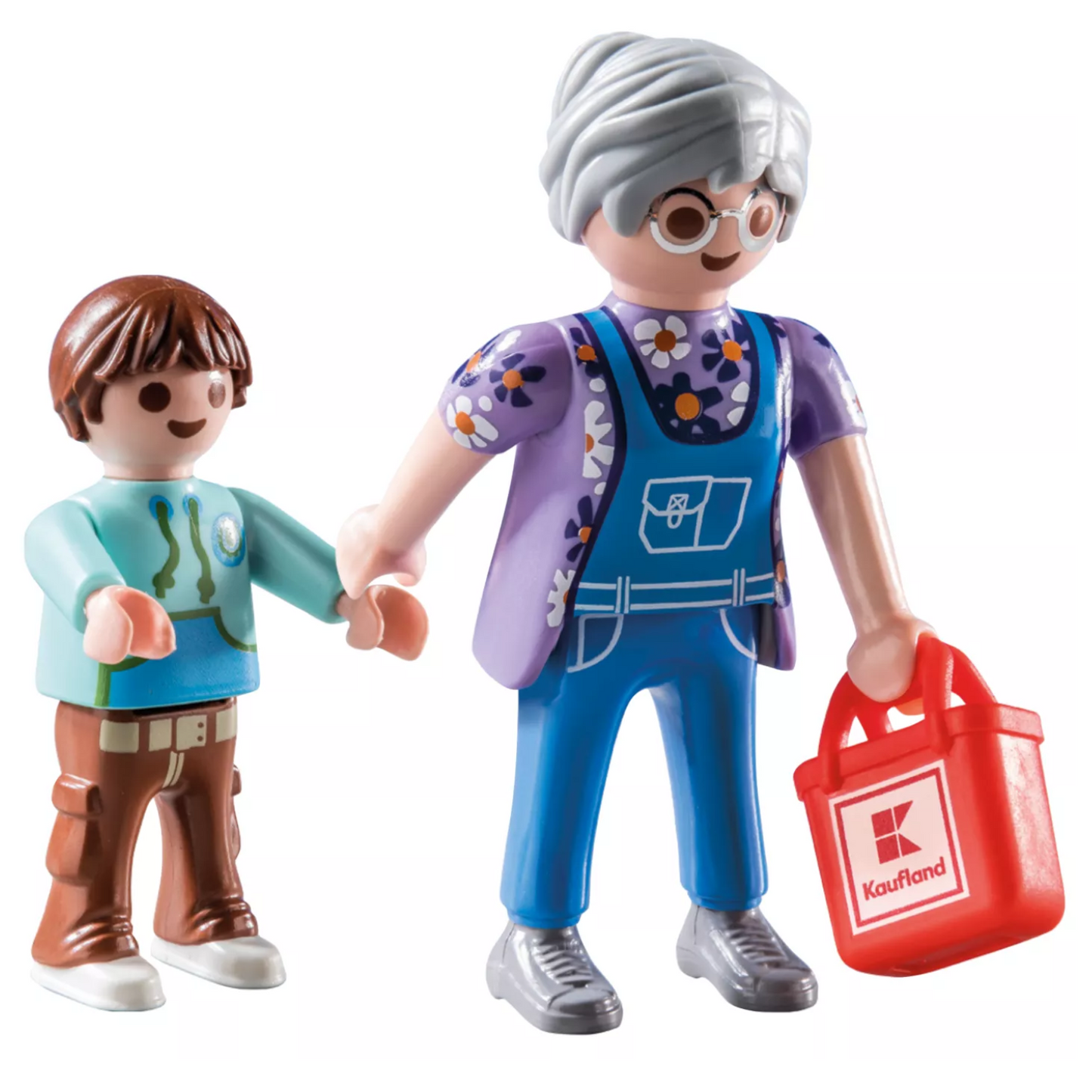 Playmobil 71553 - City Life - Kaufland Kunden Oma und Enkel Supermarkt