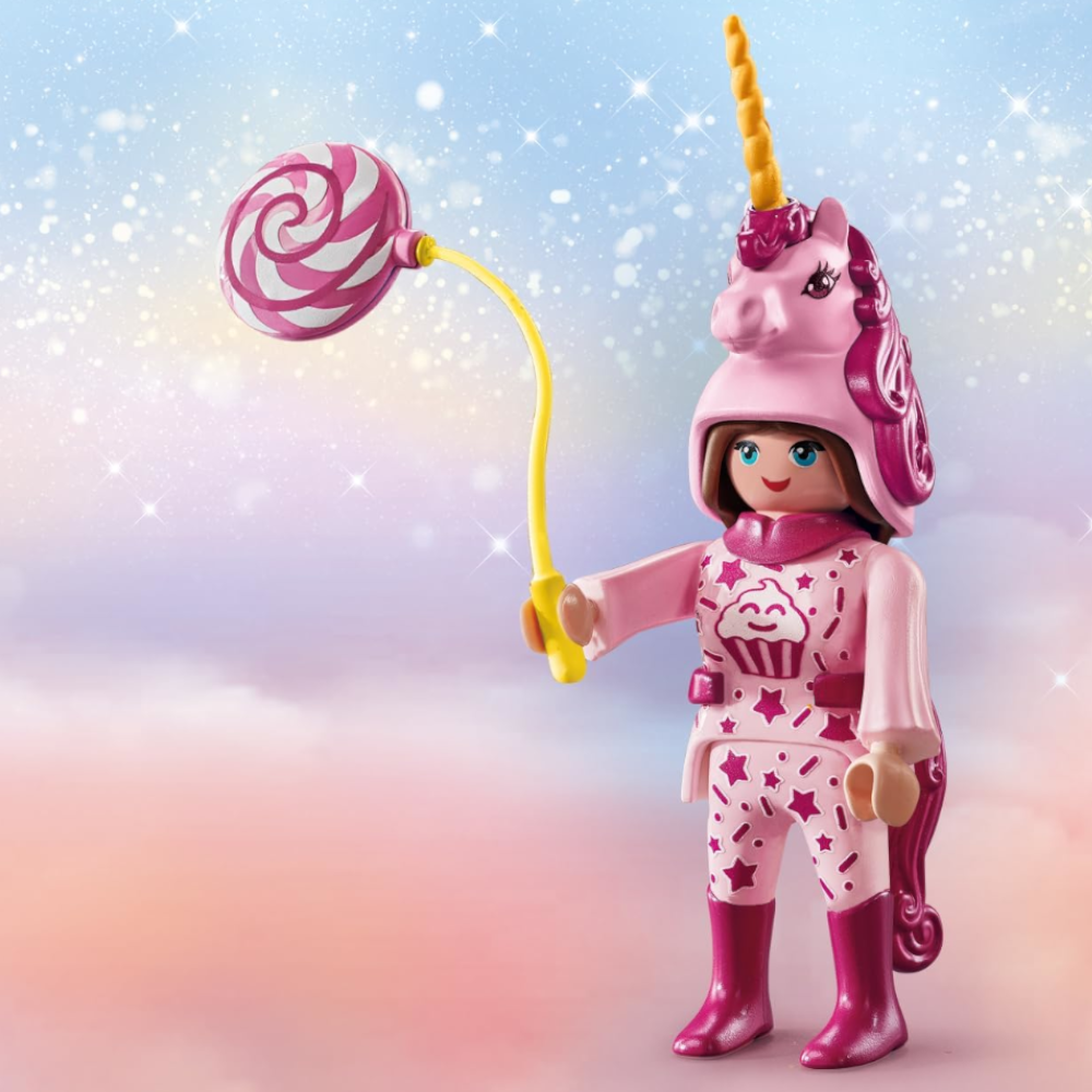 Playmobil 71583 - Einhorn Kostüm für Mädchen mit Luftballon & Silikonarmband