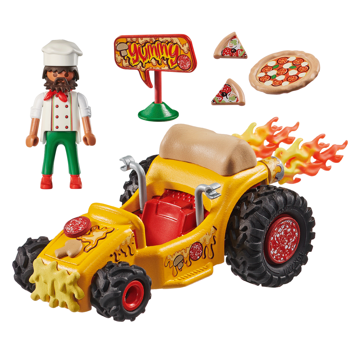 Playmobil 71634 - Funstars - Rasende Pizza Kart Racing Renn-Action