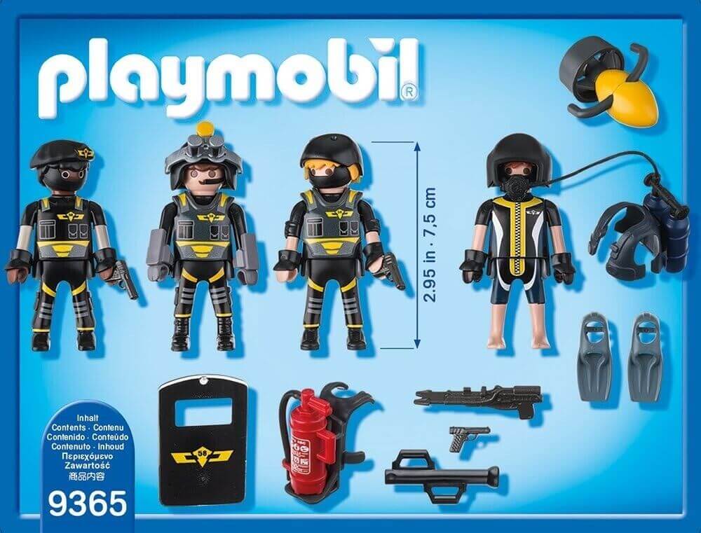 Playmobil 9365 - City Action - SEK-Team mit Taucher / Polizei Spezialeinheit