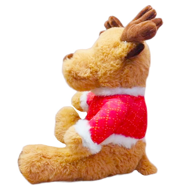 Weihnachten Kuscheltier Plüschtier Stofftier Rudolf Rentier 30cm Flauschig