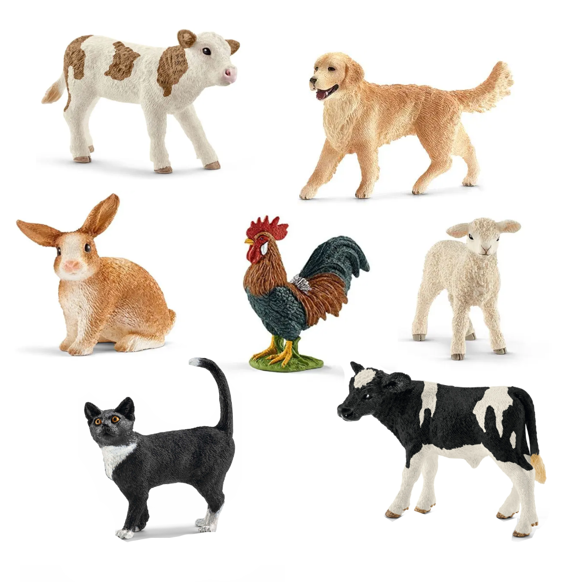 Schleich Überraschungstüte Bauernhoftiere - 3 Tiere - Spielfiguren - Rarität