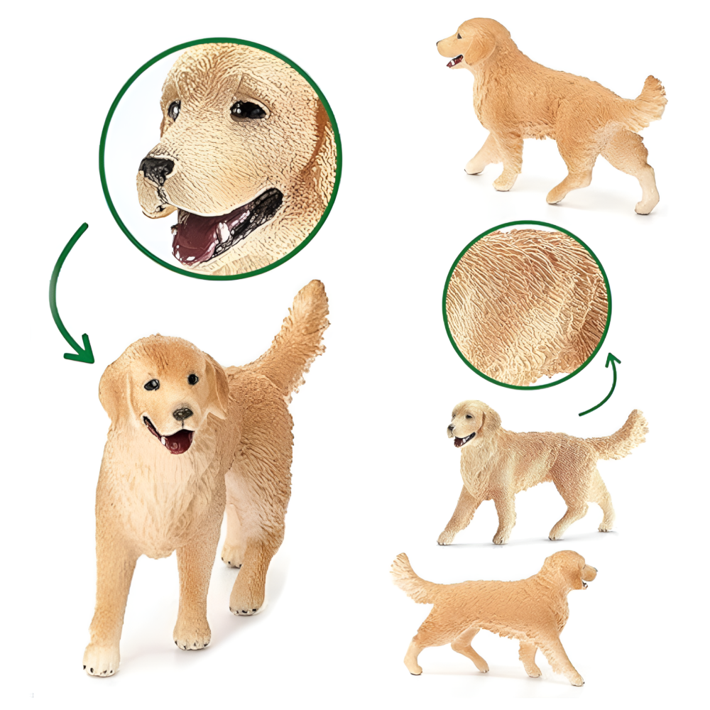 Schleich Golden Retriever Hündin ab 3 Jahren, Farm World - Spielfigur