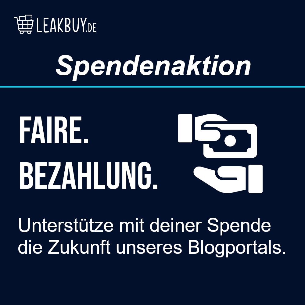 Spende für Blogportal von LeakBuy.de