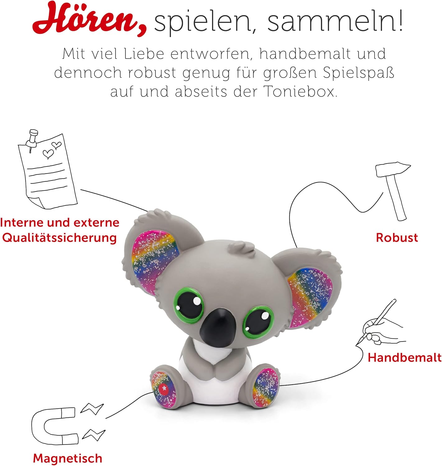 Tonies Tonie Figur Hörspiel Die Glubsch: Miss Crayon auf heißer Spur