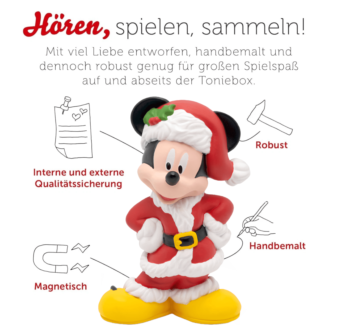 Tonies Figur Hörspiel: Micky Maus & Freunde - Mickys großes Weihnachtsfest im Haus