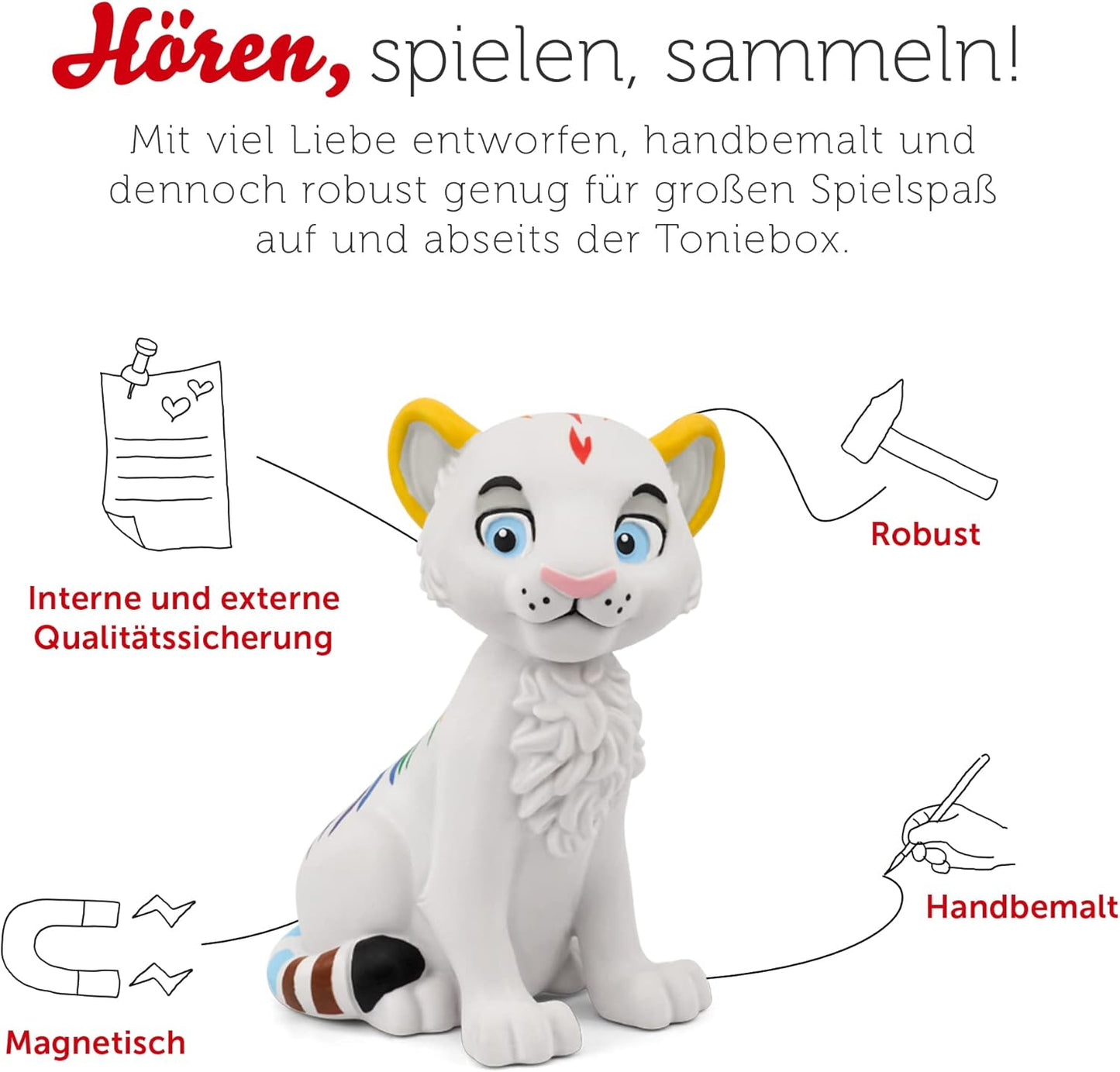 Tonies Figur Hörspiel: Billie, der Regenbogentiger - Rarität