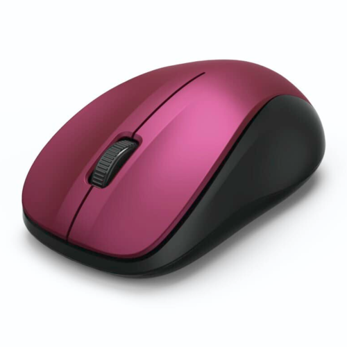Hama MW-300 Wireless Funkmaus kabellos Beere Pink Metallic