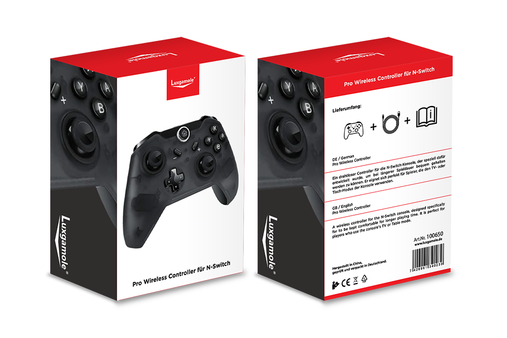 Pro Wireless Controller für Nintendo Switch | Luxgamole®