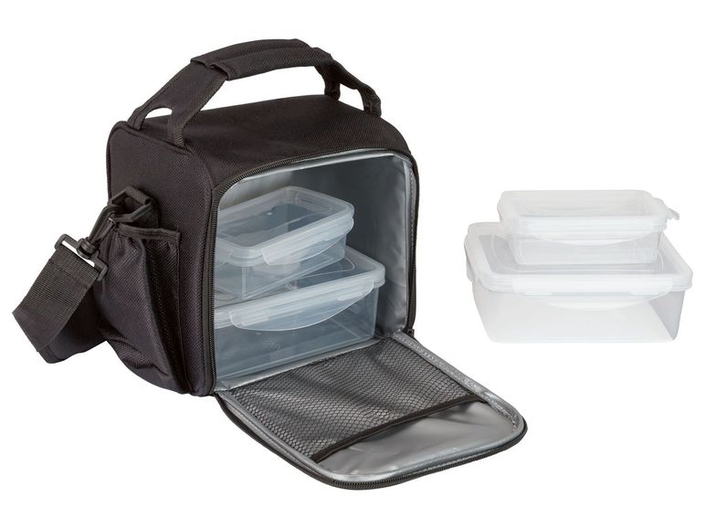 Kühltasche mit Lunchboxen 20,5x20cm Isoliertasche Picknick-Tasche Ernesto®