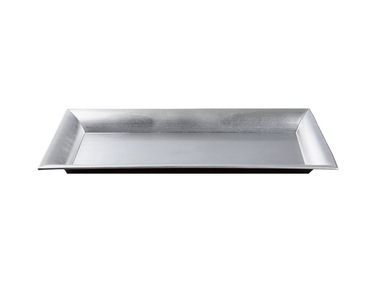 Deko Tablett 35,5x17cm Unterlage Silber Gold Weihnachtsdeko Tischdeko Melinera