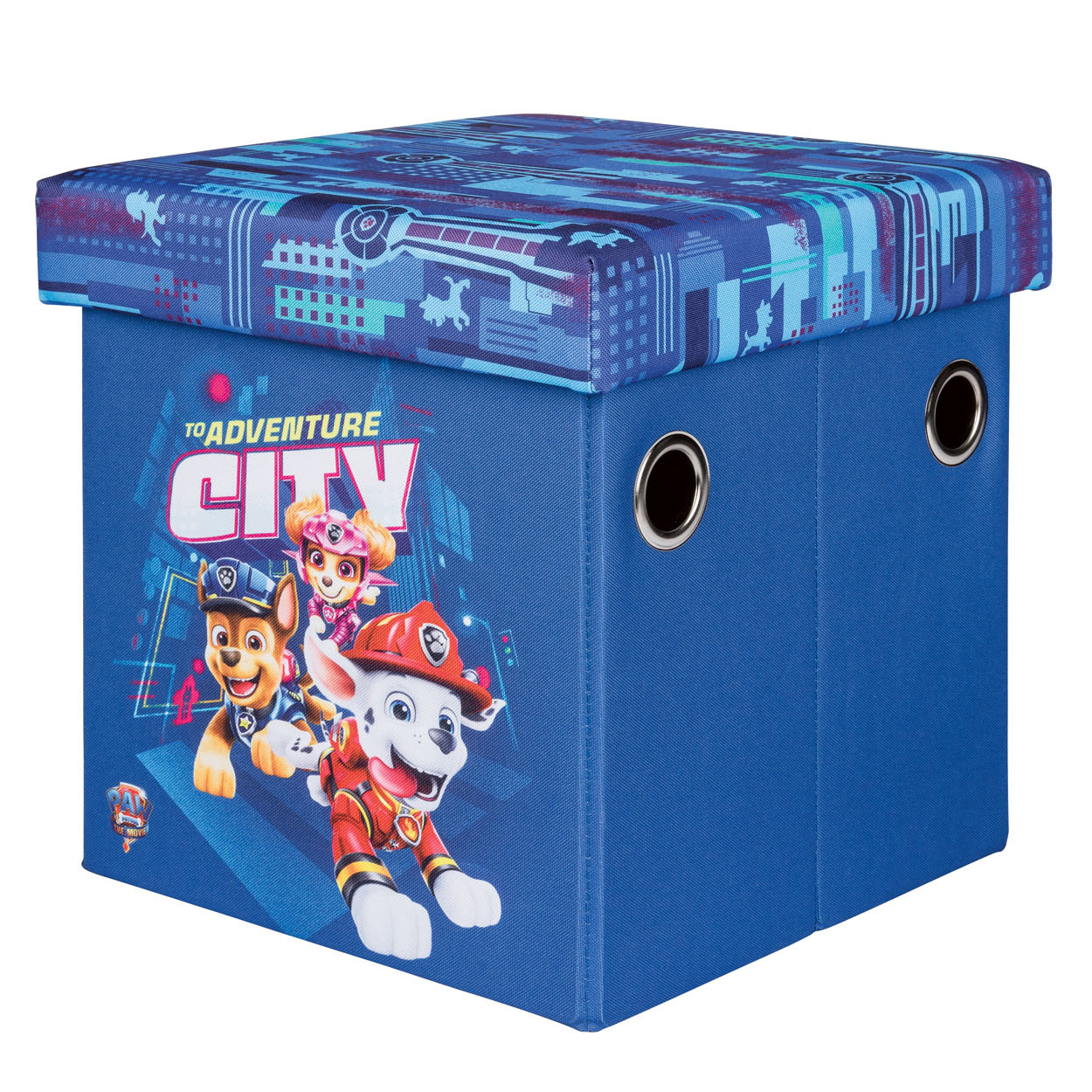 Paw Patrol Sitzhocker Sitzbox für Kinder - Spielzeugbox Spielzeugkiste