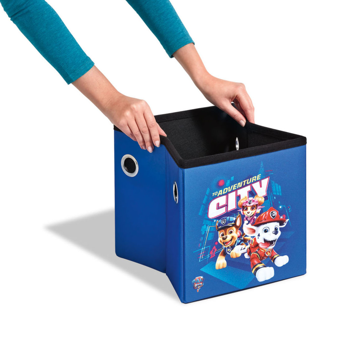Paw Patrol Sitzhocker Sitzbox für Kinder - Spielzeugbox Spielzeugkiste