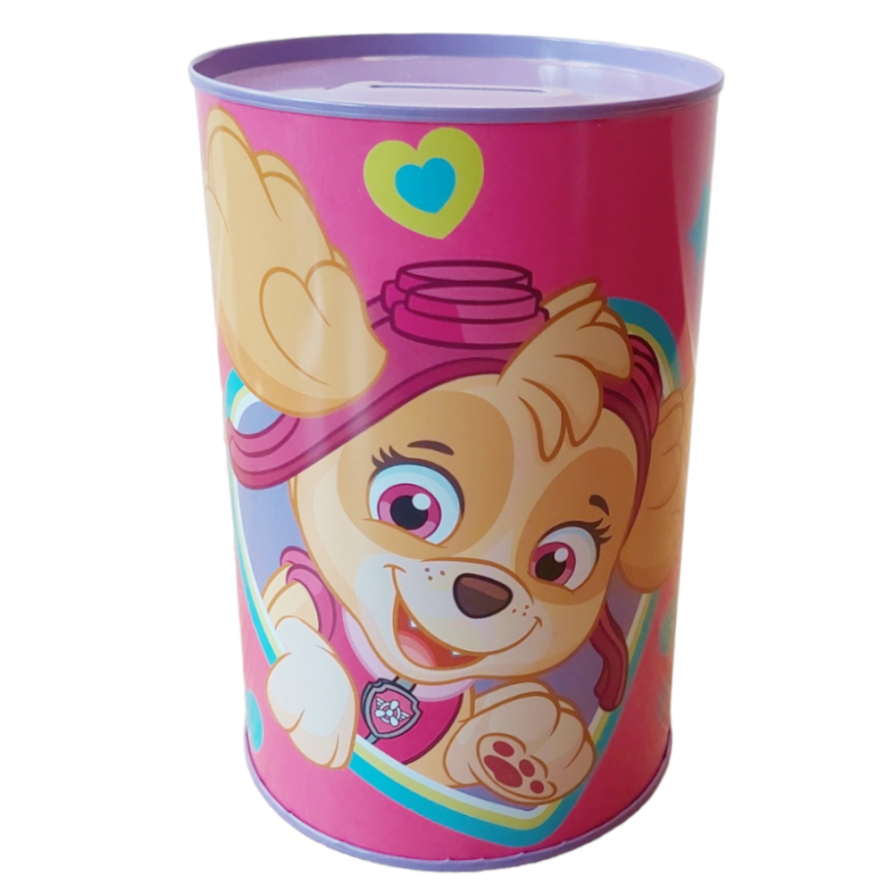 Paw Patrol Spardose Skye Everest Rosa Metall