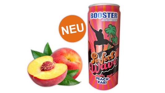 Booster Energy Drink Peach-Kaki – Perfect Wave